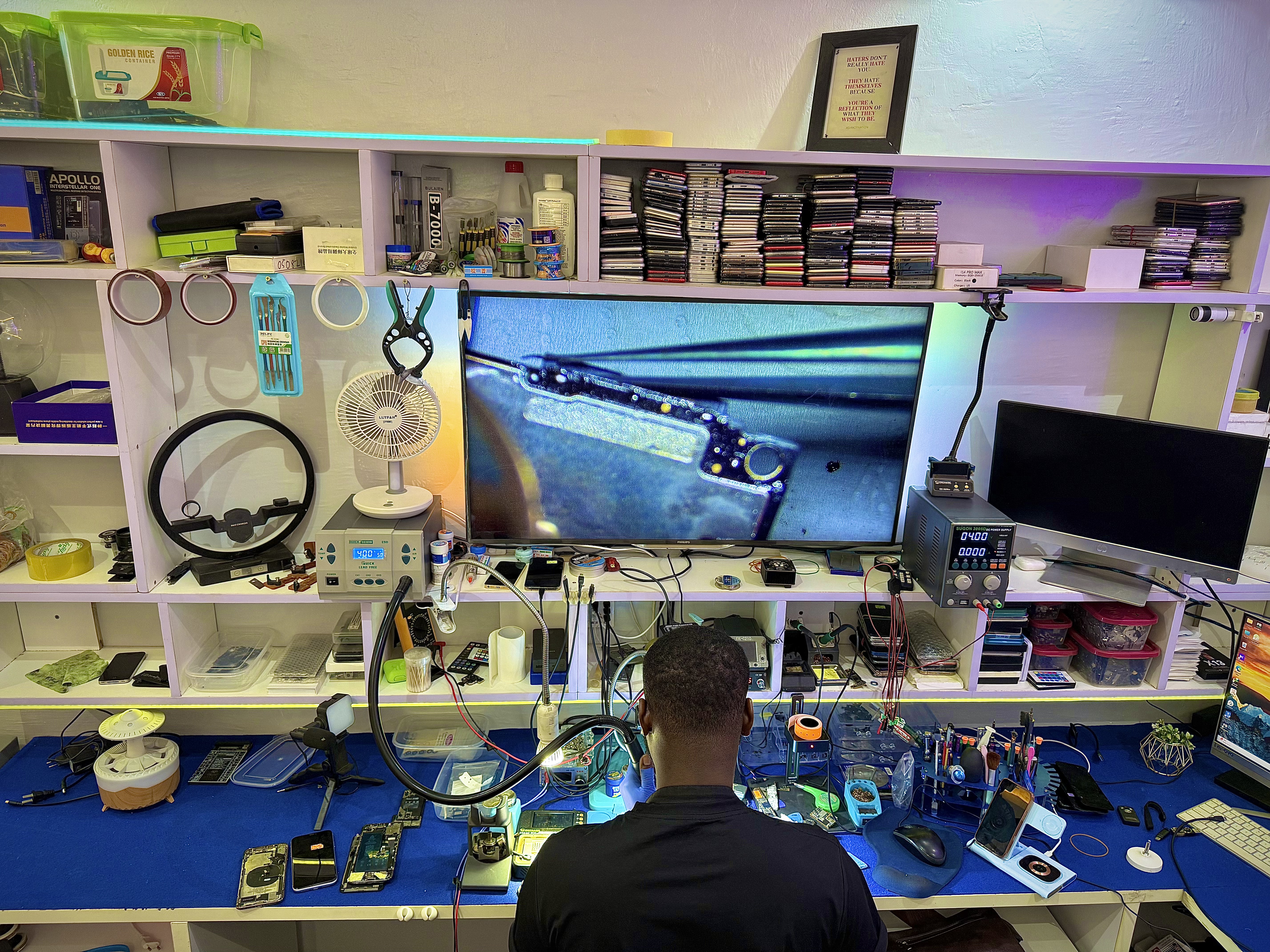 Screen Repair Process